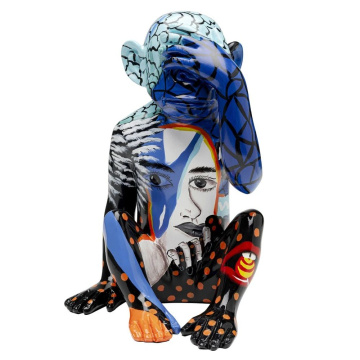 Фигурка KARE Deko Figur Graffiti Monkey Blau 56827