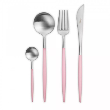 Набор столовых приборов Cutipol Goa Pink Matte Brushed GO.006.PK