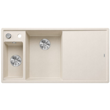 Кухонная мойка Blanco Axia III 6S Silgranit InFino Soft White 527044