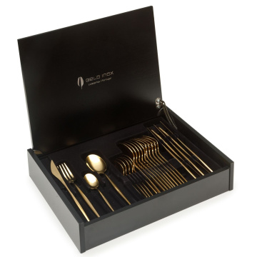 Набор столовых приборов Belo Inox Spirit Gold Cutlery Set SPTG