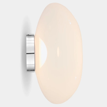 Настенный светильник Tom Dixon Melt Mini Surface Light Opal Blow-Moulded Silver MESS04OP-WEUM2