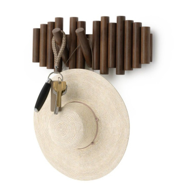 Вешалка Umbra Picket 5 Wall Hook Aged-Walnut 1011471-746