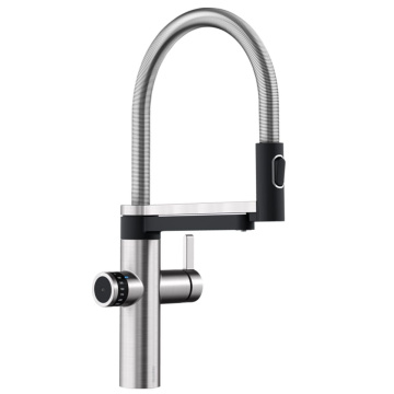 Кухонный смеситель Blanco Evol-S Pro drink.filter PVD Steel 526311