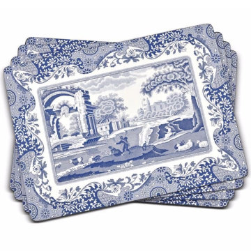 Набор плейсматов Pimpernel Blue Italian Set of 4 Large Placemats X0010648337