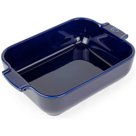 Форма для запекания Peugeot Appolia Plat four céramique rectangle bleu profond 60114