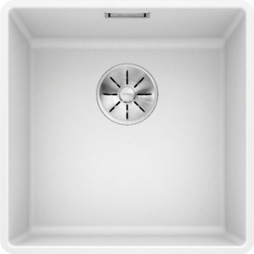 Кухонная мойка Blanco Subline 400-F Silgranit InFino White 523497