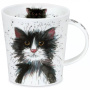 Кружка Dunoon Lomond Black and White Cat 78587644. фото 1