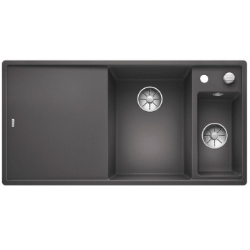 Кухонная мойка Blanco Axia III 6S Silgranit InFino Rock Grey 523463