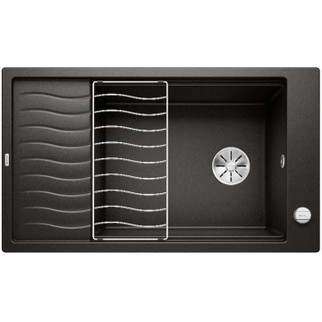 Кухонная мойка Blanco Elon XL 8 S Silgranit InFino Black 525885