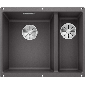 Кухонная мойка Blanco Subline 340/160-U Silgranit InFino Rock Grey 523549