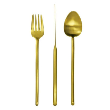 Набор столовых приборов Herdmar Stick Fancy Gold PVD Cutlery Set 1490000-gld