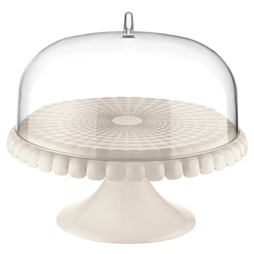 Блюдо для торта Guzzini Tiffany Cake Stand with Dome Milk White 199401156