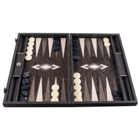 Нарды Manopoulos Premium Handcrafted Ebony Burl Backgammon Set BGG1