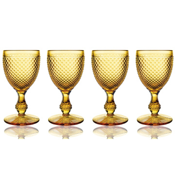 4 бокала для воды Vista Alegre Bicos Water Goblets Set Amber 49000055
