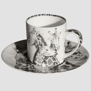 Чашка кофейная с блюдцем Taitù Wild Spirit Giraffa Espresso & Piattino 12-1-91-B