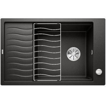 Кухонная мойка Blanco Elon XL 6 S Silgranit InFino Black 525882