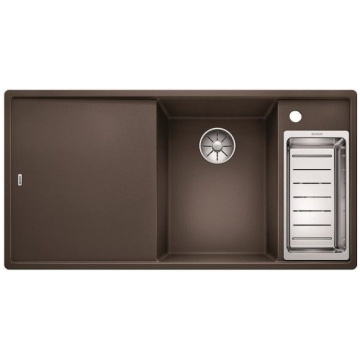 Кухонная мойка Blanco Axia III 6S-F Silgranit InFino Coffee 523494