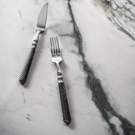 Набор столовых приборов Herdmar Sobor Classy Mate Black PVD Cutlery Set 2020000-mbk