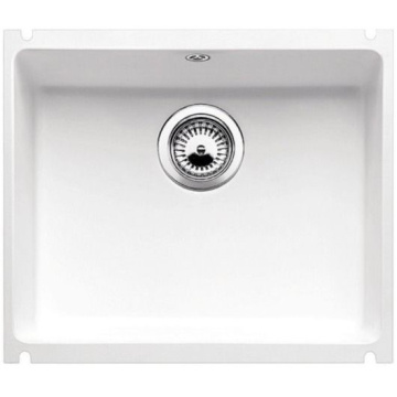 Кухонная мойка Blanco Subline 500-U Ceramic Crystal White Glossy 514506