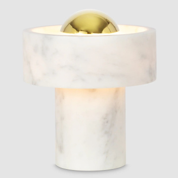 Настольная лампа Tom Dixon Stone Portable Polished Marble Gold STPO01UN