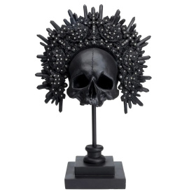 Фигурка KARE Deko Objekt King Skull Schwarz 52821