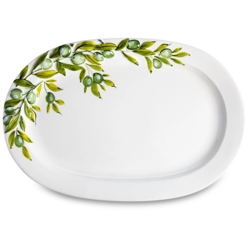 Блюдо овальное Edelweiss Olives Large Oval Platter EDW-612V