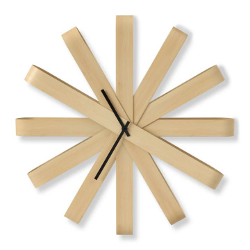 Настенные часы Umbra Ribbon Wall Clock Natural 118071-390