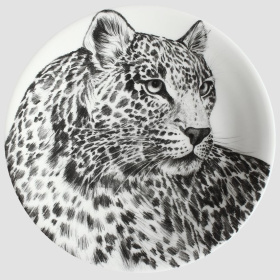 Тарелка десертная Taitù Wild Spirit Leopardo Piatto Frutta/Dessert 12-1-1-A