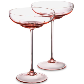 2 бокала для коктейлей Klimchi Shadows Coupe Glass Suede Pink Set 25143/390-72/00