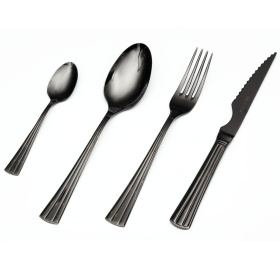 Набор столовых приборов Belo Inox Principe Black Cutlery Set PRMTP