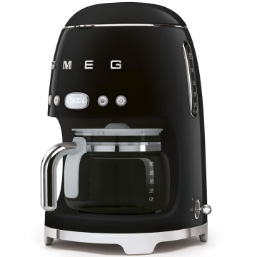 Кофеварка капельная Smeg Macchina da Caffè Filtro 50's Style Nero DCF02BLEU