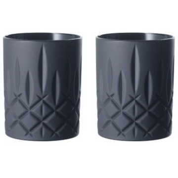 2 стакана для виски Nachtmann Noblesse Whisky Tumbler Black Set 105394