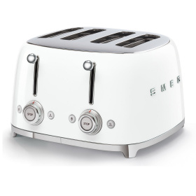 Тостер Smeg Tostapane 50's Style 4 fette Bianco TSF03WHEU