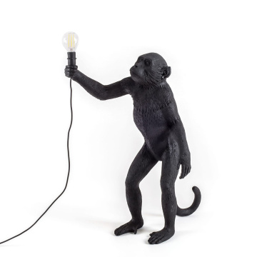 Настольная лампа Seletti The Monkey Lamp Black Standing Version 14920