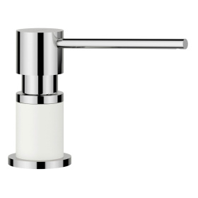 Дозатор моющего средства Blanco Lato Silgranit-Look Dual Finish White/Chrome 525814