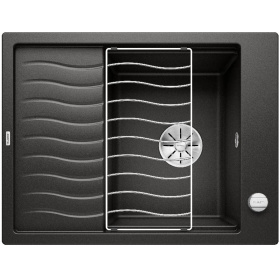 Кухонная мойка Blanco Elon 45 S Silgranit InFino Black 525879