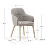 Стул La Forma Nelida Silla LF-181604. фото 4