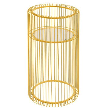 Кашпо KARE Pflanzenständer Wire Brass 54162