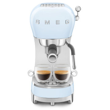 Кофеварка рожковая Smeg Macchina da Caffè Espresso Manuale 50's Style Azzurro ECF02PBEU