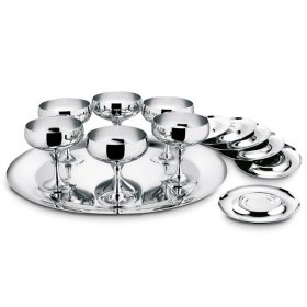 Набор для шампанского Zepter Baron Stainless Steel Champagne Set LS-160-A.