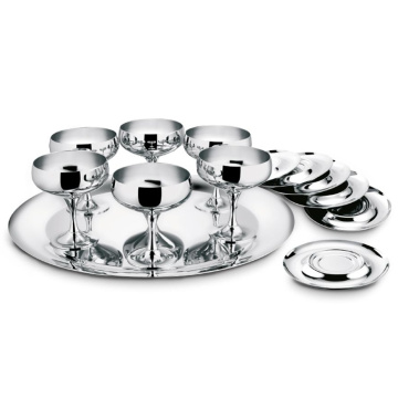 Набор для шампанского Zepter Baron Stainless Steel Champagne Set LS-160-A.