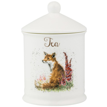 Банка для чая Royal Worcester Wrendale Designs Fox Tea Canister WNT3996-XW