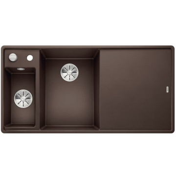 Кухонная мойка Blanco Axia III 6S-F Silgranit InFino Coffee 524668