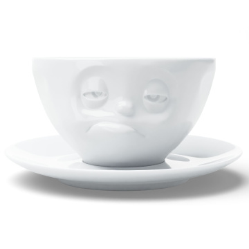 Чашка с блюдцем Tassen Coffee Cup Snoozy white 01.45.01