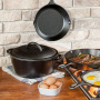 Сковорода Lodge Cast Iron Skillet L8SK3. фото 6