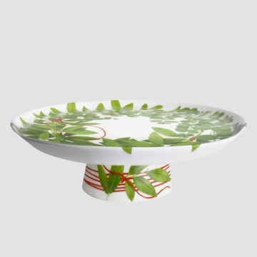 Подставка для торта на ножке Taitù Fil Rouge Foglie Alzata 5-192