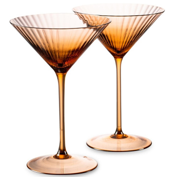 2 бокала для мартини Anna Von Lipa Lyon Martini Glass New Brown Set AVL-660-30