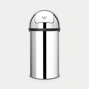 Ведро для мусора Brabantia Push Bin Brilliant Steel 402623