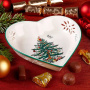 Блюдо-сердце Spode Christmas Tree Dish XT5322-X. фото 3