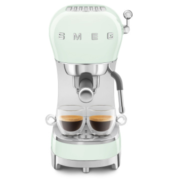 Кофеварка рожковая Smeg Macchina da Caffè Espresso Manuale 50's Style Verde pastello ECF02PGEU